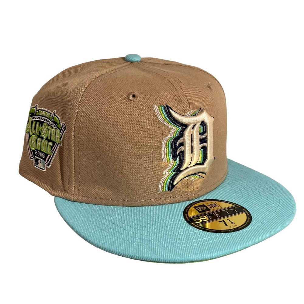 Detroit Tigers New Era 59FIFTY 2005 All Star Game Brown Fitted Hat Size 7 1/4